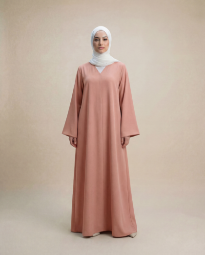 Noor Qamar abaya - peach