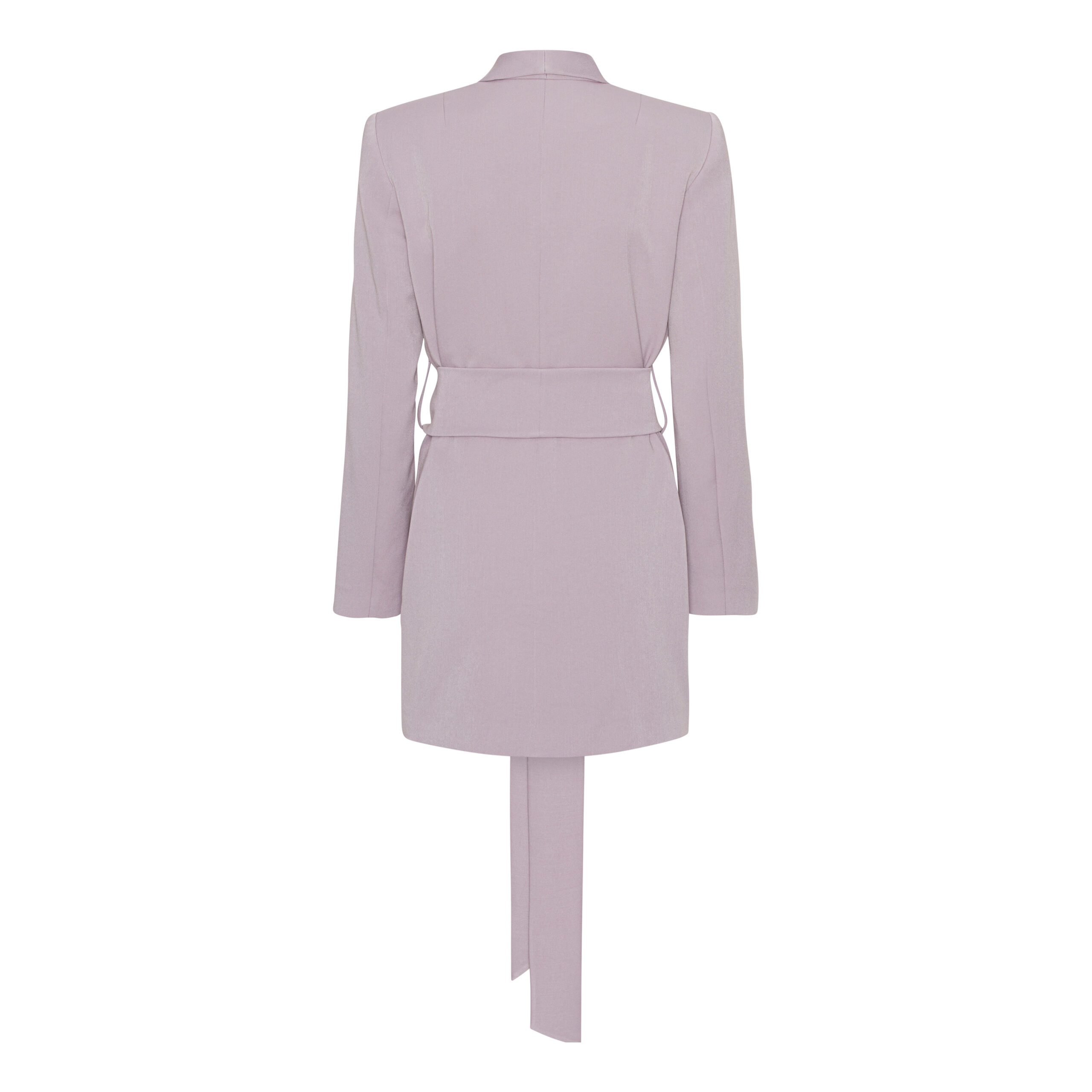 Blazer med bælte - Lavender mist - Billede 2