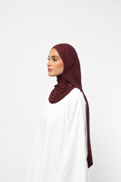Bamboo hijab - blomme